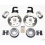 Wilwood 140-2113-P Forged Dynalite P/S Rear Kit Polished Small Ford 2.66in Offset