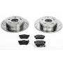 PowerStop K2270 Z23 Daily Driver Carbon-Fiber Ceramic Brake Pad and Drilled & Slotted Rotor Kit
