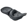 Mustang Motorcycle 75570 Mustang 97-07 Harley Electra Glide, Rd Glide Wide Touring Regal 1PC Seat w/Studs - Black