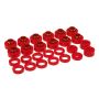 Prothane 1-104 81-86 Jeep CJ8 Body Mount - Red