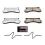 PowerStop Z36-450 PowerStop - Z36 Truck and SUV Carbon-Fiber Ceramic Brake Pads with Hardware Kit