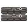 EDELBROCK EDE41773 SBM Classic Finned V/C's - Black