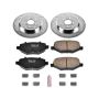 PowerStop K4744 Z23 Daily Driver Carbon-Fiber Ceramic Brake Pad and Drilled & Slotted Rotor Kit