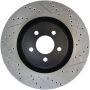 Stoptech 127.61089L Slotted & Drilled Sport Brake Rotor
