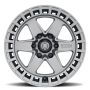 ICON Raider 17x8.5 6x5.5 0mm Offset 4.75in BS Titanium Wheel