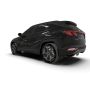 Rally Armor MF75-UR-BLK-MBK Black Mud Flap/Metallic Black Logo