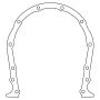 Cometic Gasket CP5345 Cometic Chevy Gen-4/5 Big Block V8 Timing Cover Gasket .031in Fiber - 10 Pack
