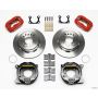 Wilwood 140-7139-R Forged Dynalite P/S Park Brake Kit Red Big Ford 2.36in Offset