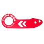 NRG Universal Rear Tow Hook - Anodized Red