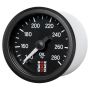 AutoMeter ST3310 Stack 52mm 140-280 Deg F 1/8in NPTF Male Pro Stepper Motor Oil Temp Gauge - Black