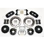 Wilwood 140-10949-D AERO4 Rear P-Brake Kit 14.00in Drilled Small Ford 2.50in Offset