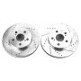 PowerStop JBR1744XPR PowerStop Evolution Performance Drilled, Slotted & Plated Brake Rotor Pair