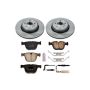 PowerStop KOE2940 OE Stock Replacement Low-Dust Ceramic Brake Pad and Rotor Kit