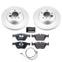 PowerStop ESK6578 Genuine Geomet Coated Rotors, ECE-R90 Brake Pads + Hardware Kit