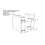 BAK Qty 2 LH/RH BAKBox2 Large Mounting Brackets - Qty 8 Nuts / 8 Screws