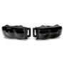 Raxiom R118009 02-05 Dodge RAM 1500 Axial Series OEM Style Rep Headlights- Chrome Housing- Smoked Lens