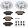 PowerStop K5667 Z23 Daily Driver Carbon-Fiber Ceramic Brake Pad and Drilled & Slotted Rotor Kit