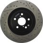 Stoptech 127.44204L 13-18 Lexus GS350 Slotted & Drilled Front Left Rotor