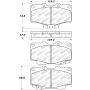 Stoptech 305.04360 Street Select Brake Pads - Rear