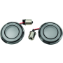 Kuryakyn 2907 Tracer L.E.D. Front Turn Signal Insert, Red Light, Smoke Lens 1156