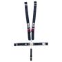5-Pt Harness Big Latch Blk Wrap Around Pull Dow