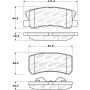 Stoptech 308.08680 Street Brake Pads