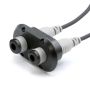 Rugged Radios JM-D-F Dual Headset / Helmet Jack Flush Mount Offroad