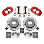 Wilwood 140-15948-DR Forged Narrow Superlite 6R Front Big Brake Kit 12.19in Drilled Rotors 88-98 C1500 - Red