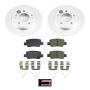 PowerStop CRK9106 Genuine Geomet Coated Rotor and Low-Dust Ceramic Brake Pad Kit