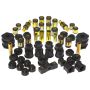 Prothane 8-2015-BL 99-00 Honda Civic Total Kit - Black