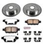 PowerStop K2431-36 Z36 Truck and SUV Carbon-Fiber Ceramic Brake Pad and Drilled & Slotted Rotor Kit