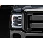 Raxiom SD3621 11-16 Ford F-250 Super Duty LED Projector Headlights - Chrome Housing (Clear Lens)