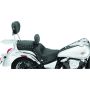 Mustang Motorcycle 79416 Mustang 06-21 Kawasaki Vulcan 900 Classic, Custom Touring 1PC Seat w/Driver Backrest Studs - Black
