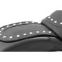 Mustang Motorcycle 78118 Mustang 06-10 Harley Softail FXST, 07-17 FLSTF Fender Bib w/Studs - Black