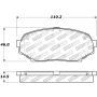 StopTech Street Touring 90-93 Mazda Miata Front Brake Pads D525