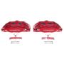 PowerStop S2892 Red Powder Coated Calipers