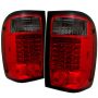 SPYDER 5003867 LED Tail Lights - Red Smoke