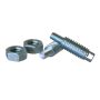 6mm to 3/8 Stud Adaptor Zinc Plated (pair)