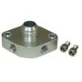 Moroso 63475 Chevrolet Big Block/Small Block Water Outlet Filler Neck -16An w/O-Ring & Two 3/8in NPT Ports