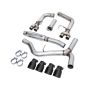 AWE Tuning 3020-43979 2022+ VB Subaru WRX Track Edition Exhaust - Diamond Black Tips