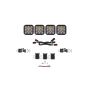 Diode Dynamics DD7252 SS5 Pro Universal CrossLink 4-Pod Lightbar - White Driving