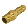 Derale 98100 Straight Hose Barb Fitting, 1/4