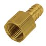 Derale 98106 Straight Hose Barb Fitting, 1/2
