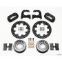Wilwood 140-0265-BD Forged Dynalite Rear Drag Kit Drilled Rotor M-W / Lamb Ends 1/2in Studs