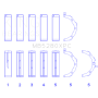 King Ford 4.6L/5.4L V8 SOHC (Size STD) Performance Coated Main Bearing Set
