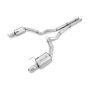 AWE Tuning 3015-32084 S550 Mustang GT Cat-back Exhaust - Touring Edition (Chrome Silver Tips)