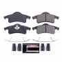 PowerStop Z23-791 PowerStop - Z23 Daily Driver Carbon-Fiber Ceramic Brake Pads with Hardware Kit