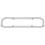 Cometic Gasket C5613LF Cometic Chrysler B/RB .188in Fiber Valve Cover Gasket Set