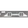 SCE GASKETS 164102 CHRYS 440 MAX WEDGE INTAKE SET W/O TURKEY PAN