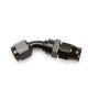 AEROMOTIVE AFS15351 6an 45-Deg PTFE Hose End Black Anodized